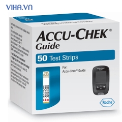 Máy đo đường huyết Accucheck Guide chính hãng tặng 25 que thử và 25 kim