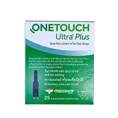 Que thử đường huyết máy One Touch Ultra Plus Flex hộp 25 que