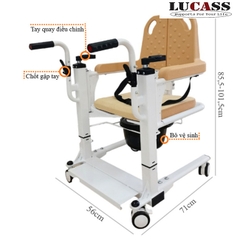 Xe di chuyển bệnh nhân sử dụng tay quay Lucass D-100