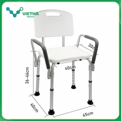 Ghế Tắm Khung Nhôm Tựa Lưng Lucass SC-98TL