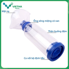 Buồng đệm khí dung BioHealth BH01 – Giải pháp hỗ trợ hít thuốc hiệu quả