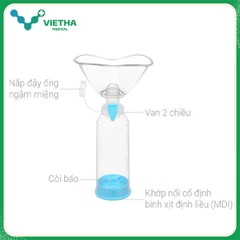 Buồng Đệm Khí Dung BioHealth BH05 – Hỗ Trợ Hít Thuốc Hiệu Quả Cho Người Lớn & Trẻ Em