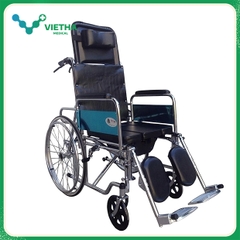 Xe lăn đa năng Lucass X7 có bô vệ sinh, ngả nằm