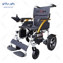 Xe lăn điện Lucass XE-122L ( Lucass X22) xe lăn điện khung nhôm siêu nhẹ