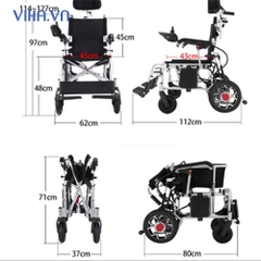 Xe lăn điện cao cấp siêu gọn nhẹ GENTLE 120T