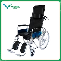 Xe lăn ngả nằm có bô GBM-069 đa năng