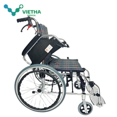 Xe lăn GBM 043 siêu nhẹ, gấp gọn, mở tay hai bên