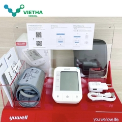 Máy đo huyết áp điện tử Yuwell YE670CR - Pin sạc 300 lần đo
