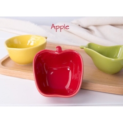 Chén gốm sứ hình táo
