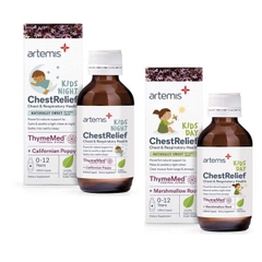 Siro thảo dược Artemis Kid Chest Relief Day/ Night cho bé từ 0-12 tuổi