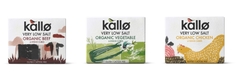 Viên nêm hữu cơ Kallo Ko chứa bột ngọt, Ko Gluten + Lactose hàm lượng muối cực thấp