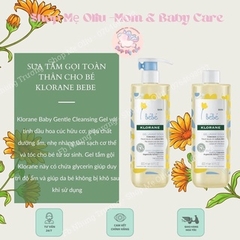 Sữa tắm gội Bébé Klorane Gel Lavant Doux cho bé 500ml