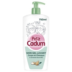 Sữa tắm gội toàn thân hữu cơ hạnh nhân cho bé Petit Cadum 750ml