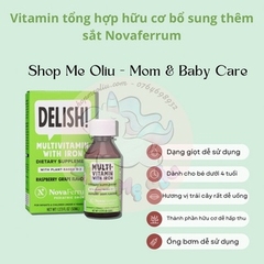 Vitamin tổng hợp hữu cơ Novaferrum Delish 50ml