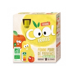 Trái cây nghiền hữu cơ Vitabio Cool dạng túi cho bé từ 6 tháng