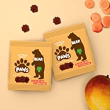 [ĐỦ BILL]-Trái cây sấy dẻo Bear UK cho bé từ 12m+