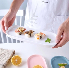 Khay gốm sứ phong cách Nhật