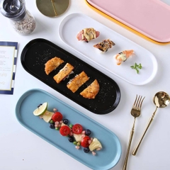 Khay gốm sứ phong cách Nhật