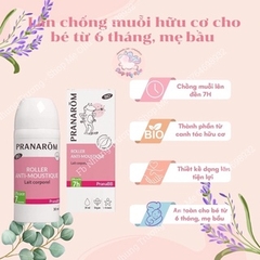 Lăn hữu cơ Pranarôm chống muỗi cho bé từ 6 tháng tuổi 30ml