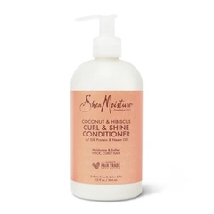 Dầu gội/Xả/Xịt dành cho tóc uốn,xoăn giữ nếp SheaMoisture Coconut and Hibiscus Hold and Shine