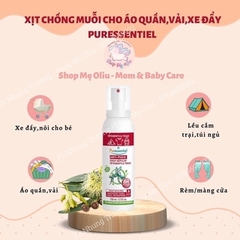 Xịt đuổi muỗi Puressentiel trên áo quần, vải, nôi, xe đẩy 150ml