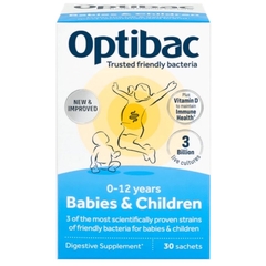 Men vi sinh Optibac Babies & Children 0 - 12 tuổi