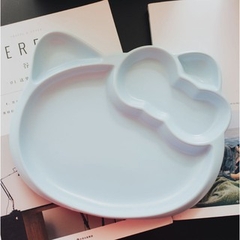 DĨA GỐM SỨ ĂN DẶM MÈO KITTY