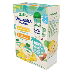 Trái cây mix sữa dừa Bledina 100% thuần chay