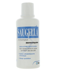 Dung dịch vệ sinh phụ nữ Saugella Dermoliquide xanh dương 250ml, 500ml