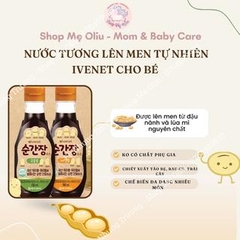 Nước tương ăn dặm tách muối Ivenet cho bé 190ml