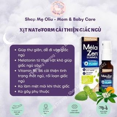 Xịt thảo dược Nat & Form giúp thư giãn, dễ đi vào giấc ngủ