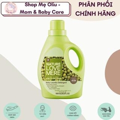 [CHÍNH HÃNG] Nước giặt Nature Love Mere hương đậu xanh Mungbean chai 1.8L/ túi 1.3L