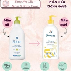 Kem Biolane Liniment oléo-calcaire thay tã/bỉm ngăn ngừa hăm, làm sạch dịu nhẹ 700ml