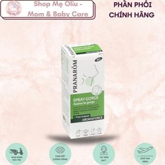 Xịt họng thảo dược hữu cơ, dịu, viêm họng Pranarom 15ml