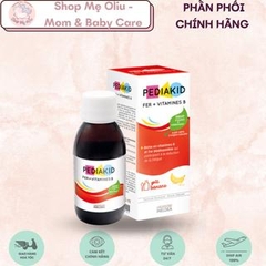 Siro Pediakid bổ sung sắt + Vitamin B 125ml, FER + VITAMINES B Pediakid