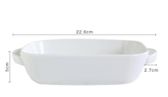 Khay gốm sứ chịu được nhiệt độ cao