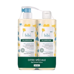 Sữa tắm gội Bébé Klorane Gel Lavant Doux cho bé 500ml