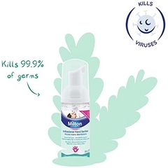 Nước rửa tay diệt khuẩn Milton dạng bọt cho bé