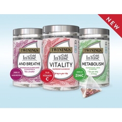 Trà nhúng lạnh trái cây Twinings Infuse Cold Water bổ xung thêm khoáng chất