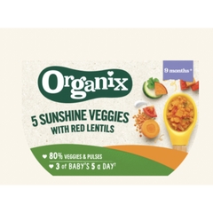 Hủ ăn dặm hữu cơ Organix cho bé từ 9 tháng 190g