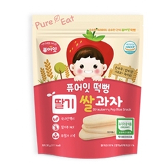 Bánh gạo hữu cơ hình dẹt Naebro Pure Eat cho bé từ 6 tháng (30g)