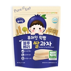 Bánh gạo hữu cơ hình dẹt Naebro Pure Eat cho bé từ 6 tháng (30g)
