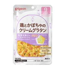 Túi ăn dặm cháo/thịt/mì hầm Pigeon cho bé từ 9 tháng 80g