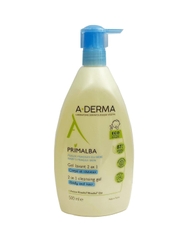 Sữa tắm gội toàn thân hữu cơ A-DERMA yến mạch 500ml - 750ml