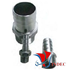 SS Hose Nipple Threaded End