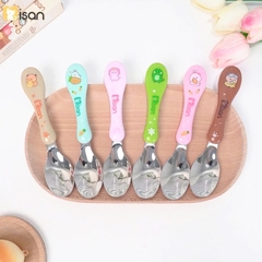 Thìa ăn dặm inox 304 Misan cho bé