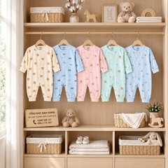 Body sơ sinh dài tay thun lạnh VTKids VTBODY13