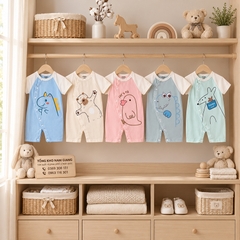 Body sơ sinh cộc tay thun lạnh VTKids VTBODY21