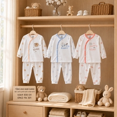 Bộ dài sơ sinh petit VTKids cài lệch VTBD5
