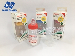 Bình sữa Pigeon nhựa PP hình vịt 120 ml